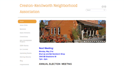 Desktop Screenshot of creston-kenilworth.org